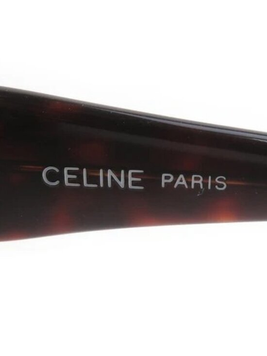 Auth CELINE Sunglasses Brown Plastic - h32088i